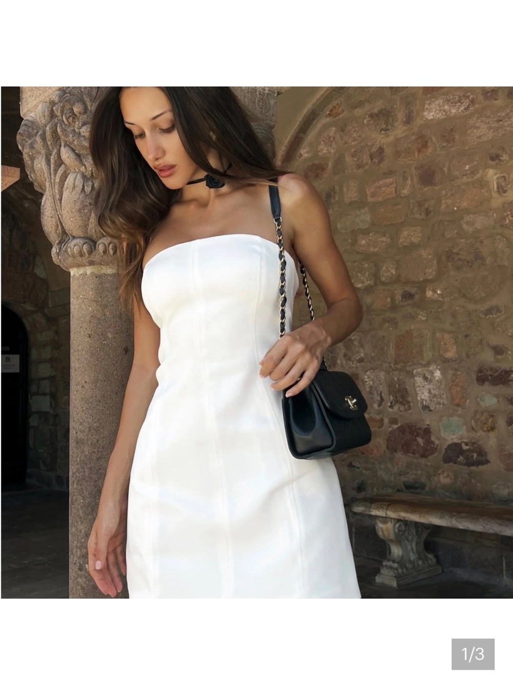 Meshki XS mini strapless dress